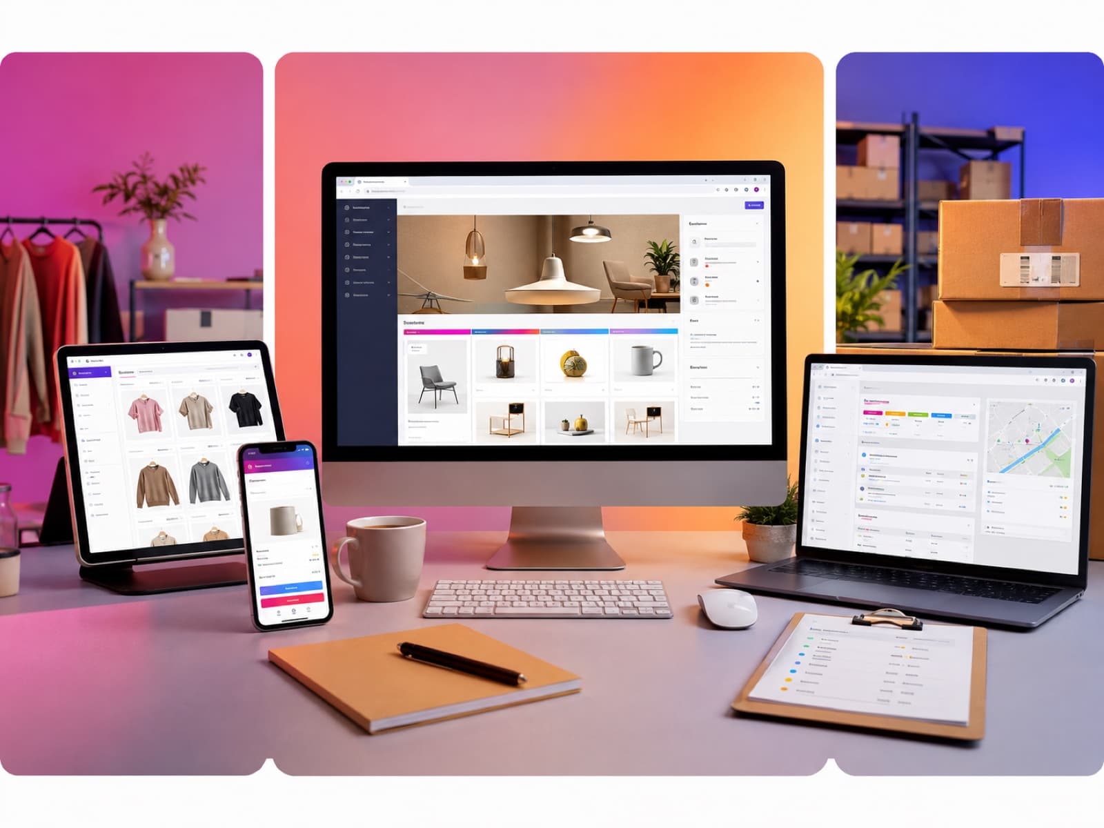 Ecommerce Platform system visual