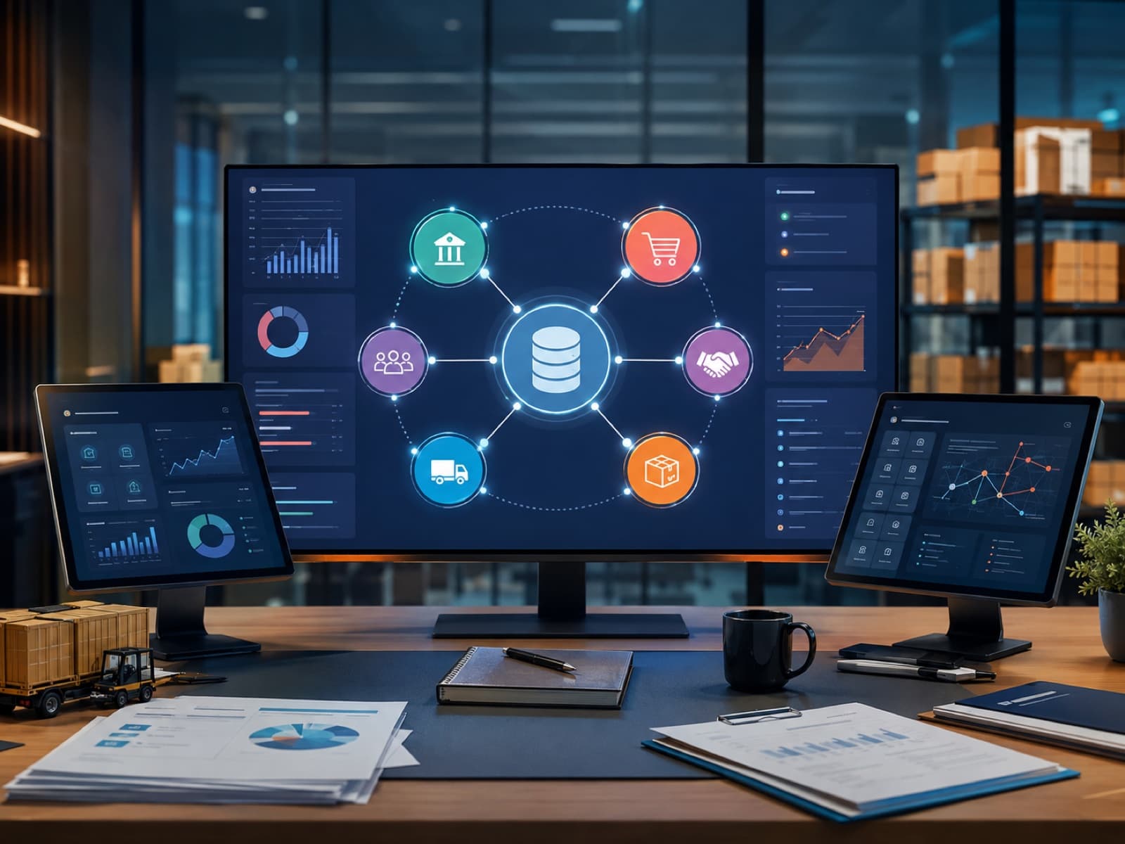 ERP System system visual
