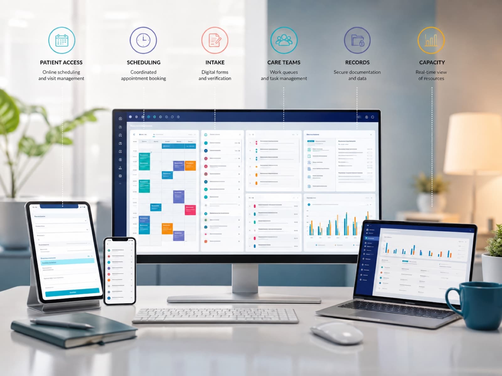 Healthcare Management System system visual