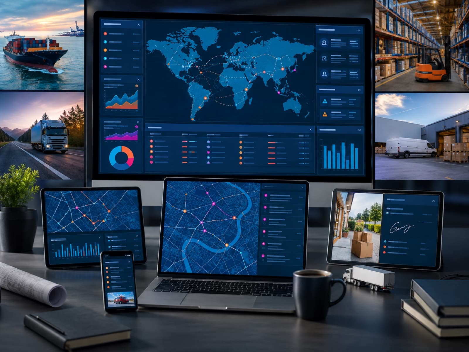 Logistics Management System system visual