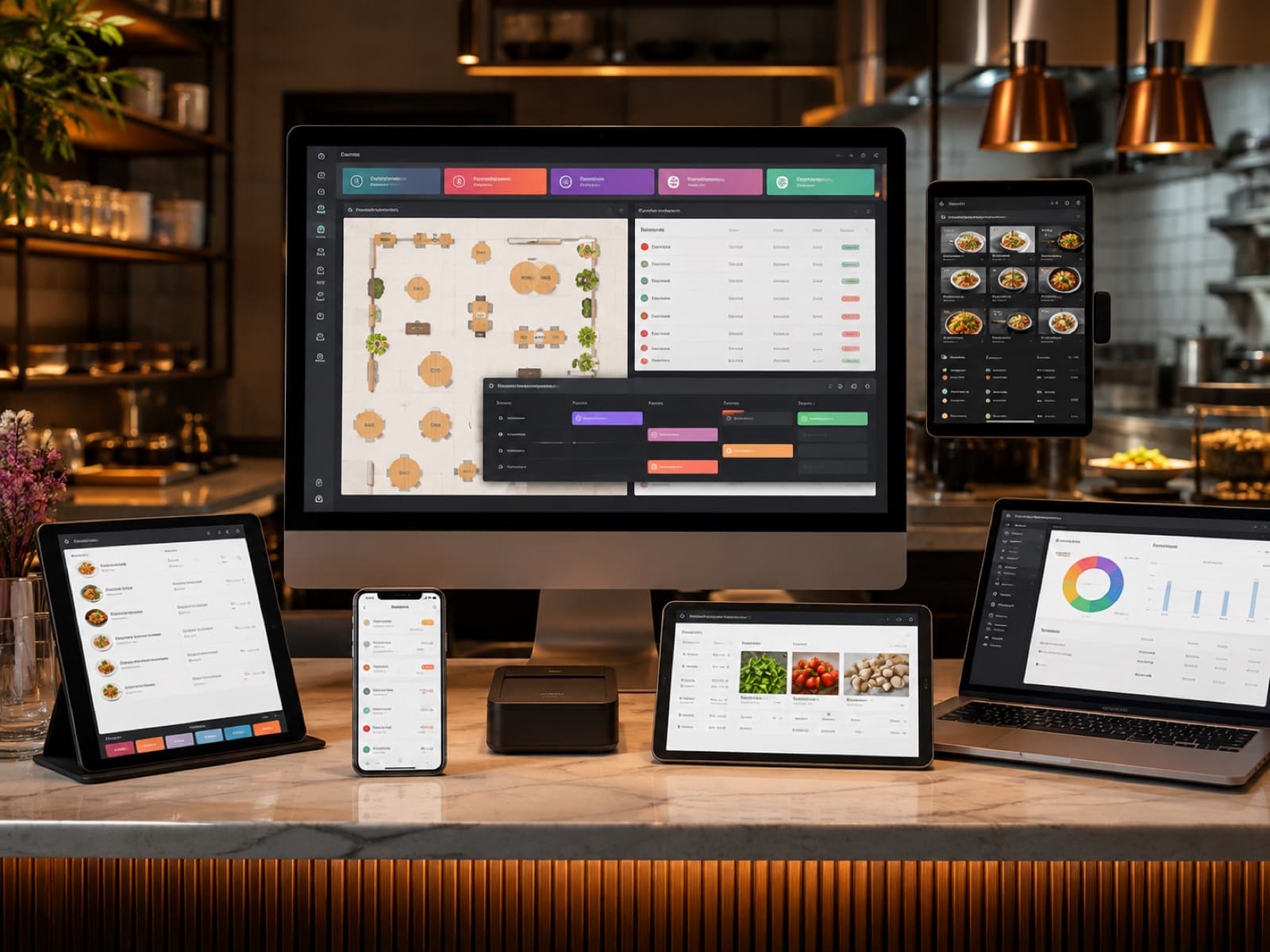 Restaurant Management System system visual